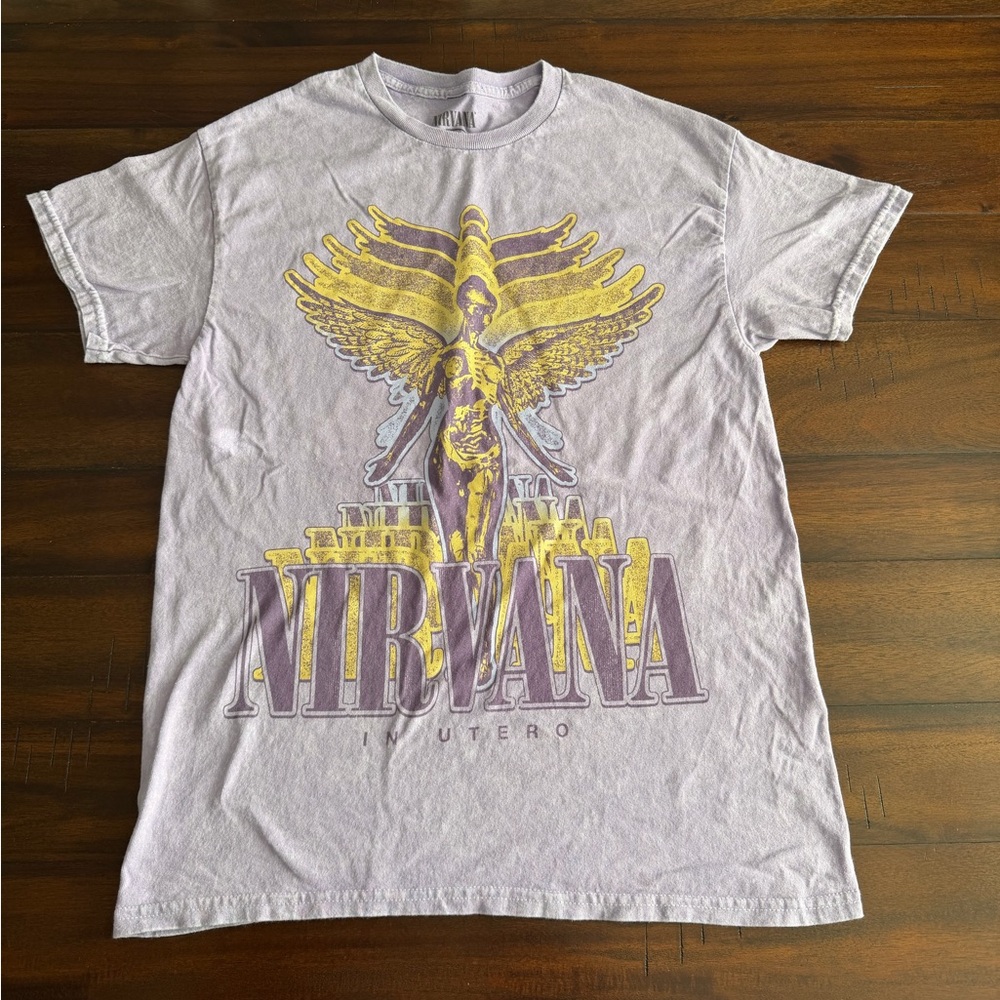 Nirvana In Utero Angel Graphic Tee | Unisex Medium
